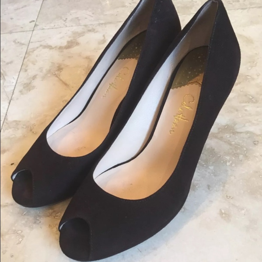 Cole Haan Dark Burgundy Heels